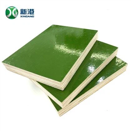 Plastikinė žalia plėvele dengta fanera