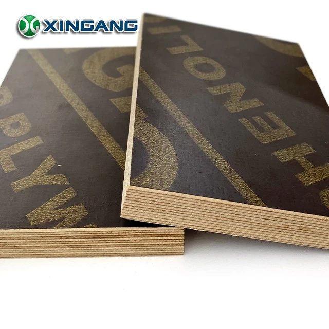 Hot Sale 3mm 6mm 9mm 12mm 15mm 18mm 22mm Poplar Core Black Film Faced Plywood