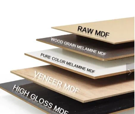 Melamine Paper Laminated Chipboard MDF For Furniture 1830*3660mm,2100*2800mm